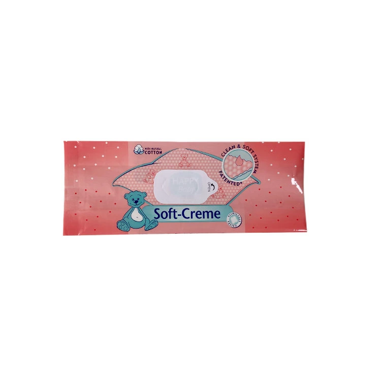 Custom Laminated PE Wet Wipe Package Bag Without Scented