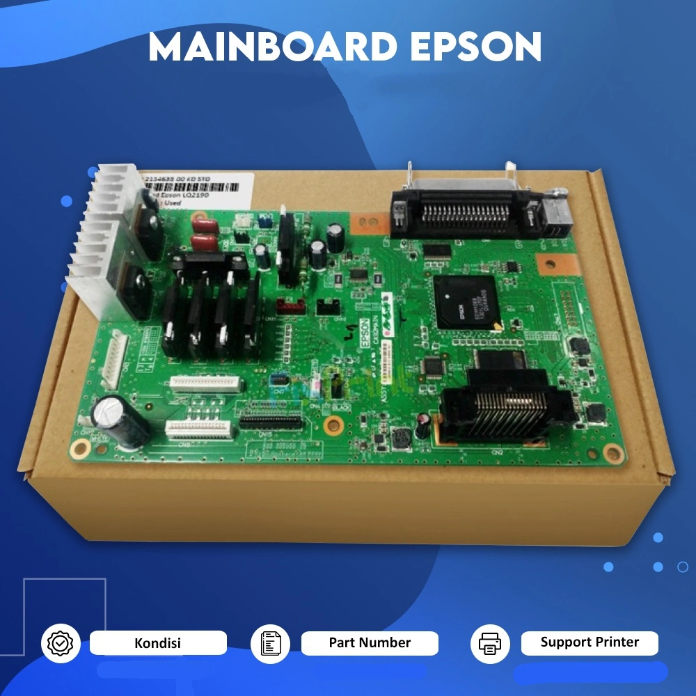 Original Epson Lq-2190 Main Board/Logic PCB for Epson Lq2190 Lq-2190 DOT-Matrix Printer Motherboard Lq1900K2h Lq1900kiih Mainboard Board Assy