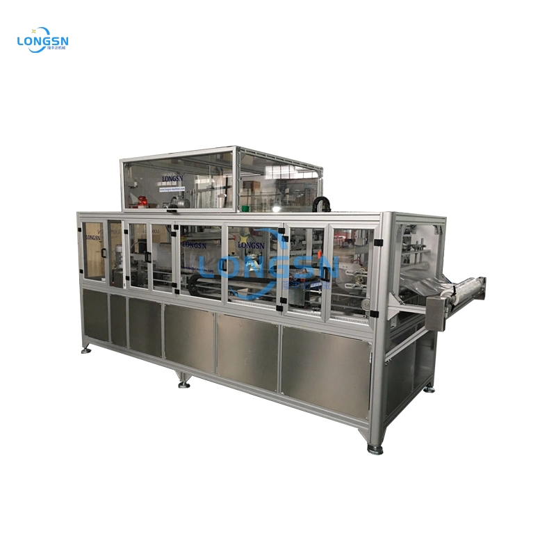 Automatic Bag Packing Machine for Empty Plastic Daily Chemical Wash Shampoo Bottles