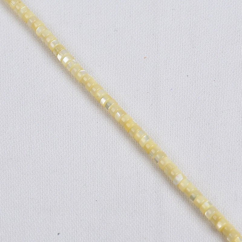 La moda 3*5mm disco de Concha Nácar perlas espaciador el agujero central Strand Mayorista de joyería