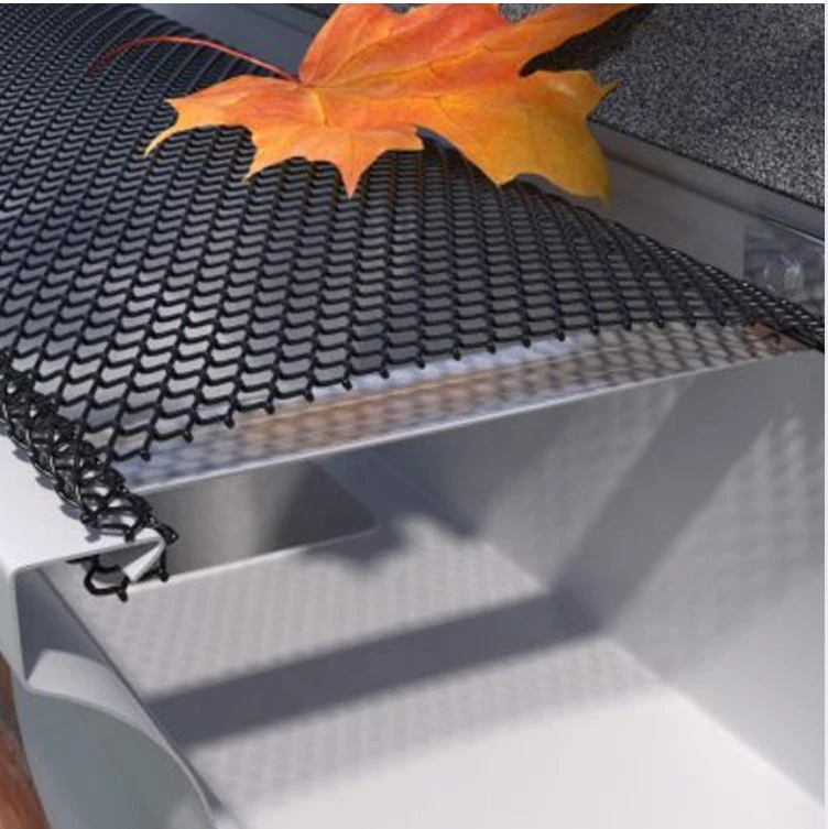 Custom Roof Drain Size Brackets Aluminium Rain Gutter