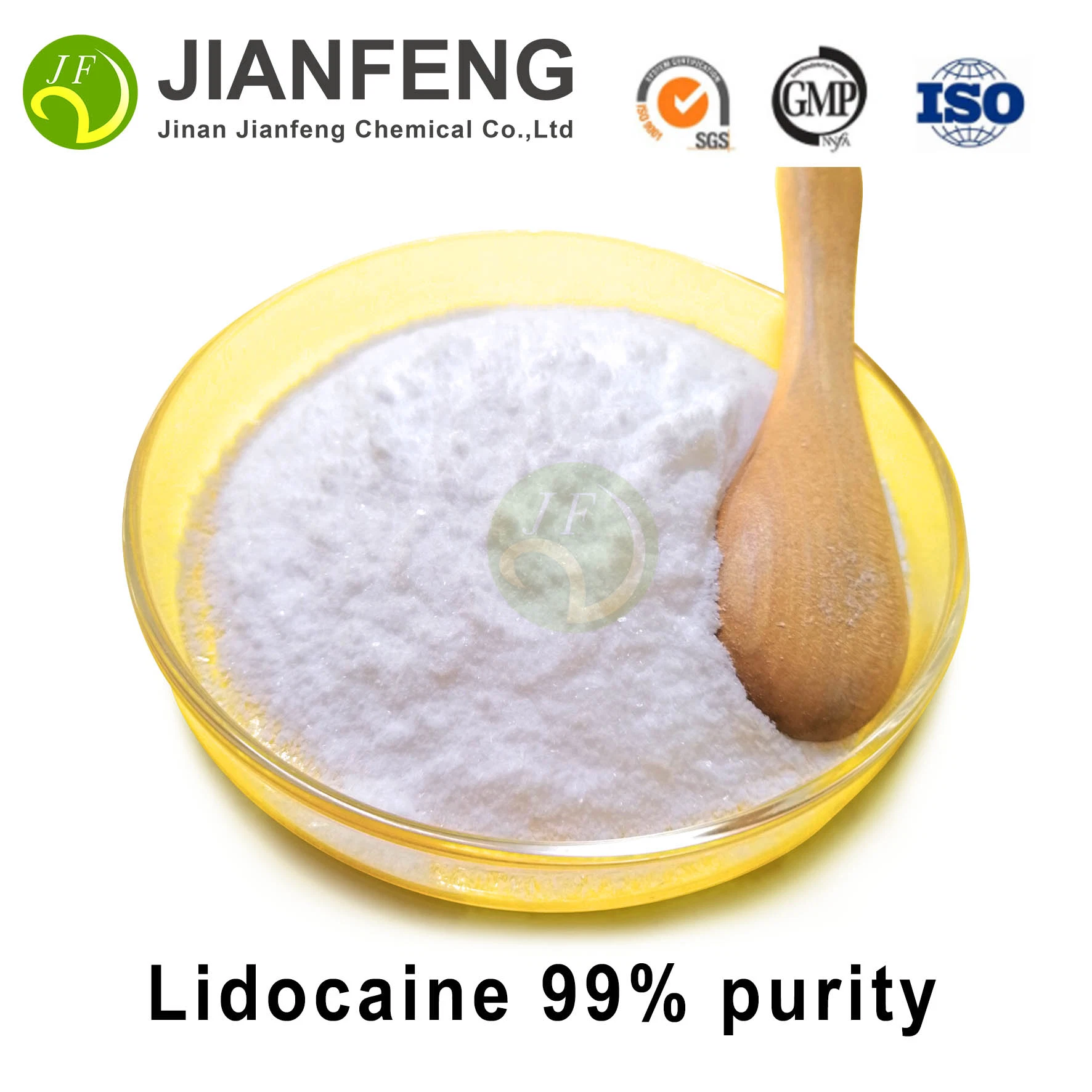 قاعدة ليدوكايين للمواد المخدرة غير التجميلية (Lidocaine) القياسية من Bp/USP HCI/Benzocaine/Procaine/Tetracaine/lidocaine