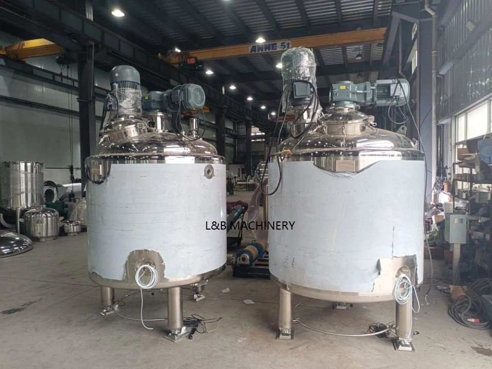 500 Liter Pressure Type Stainless Steel Jacketed Vessel