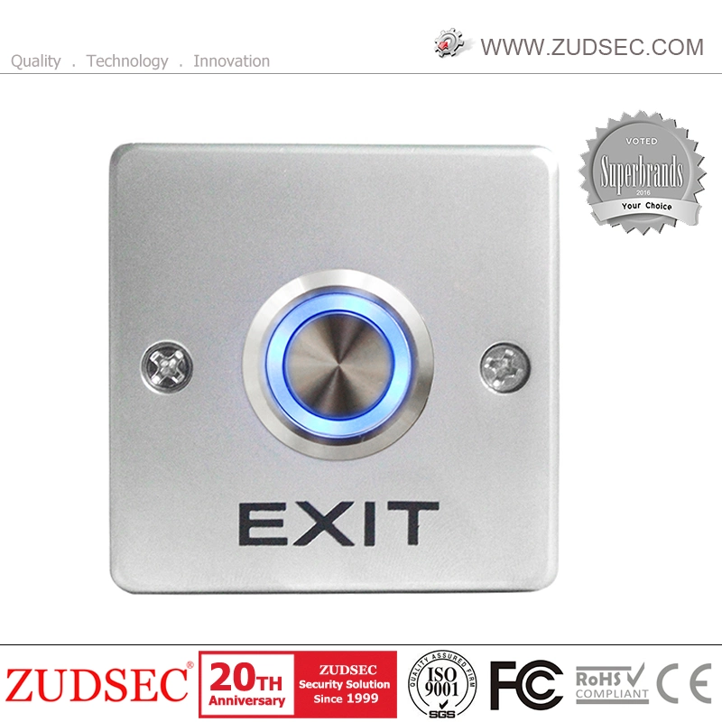 Stainless Steel Door Exit Button Push Button Switch for Access Control