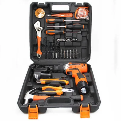 Multifunctional Combo Tools 29PCS Wrench Hammer Level Ruler Screwdriver Power Tool 12V Cordless Electric Metal Drill Bit Set