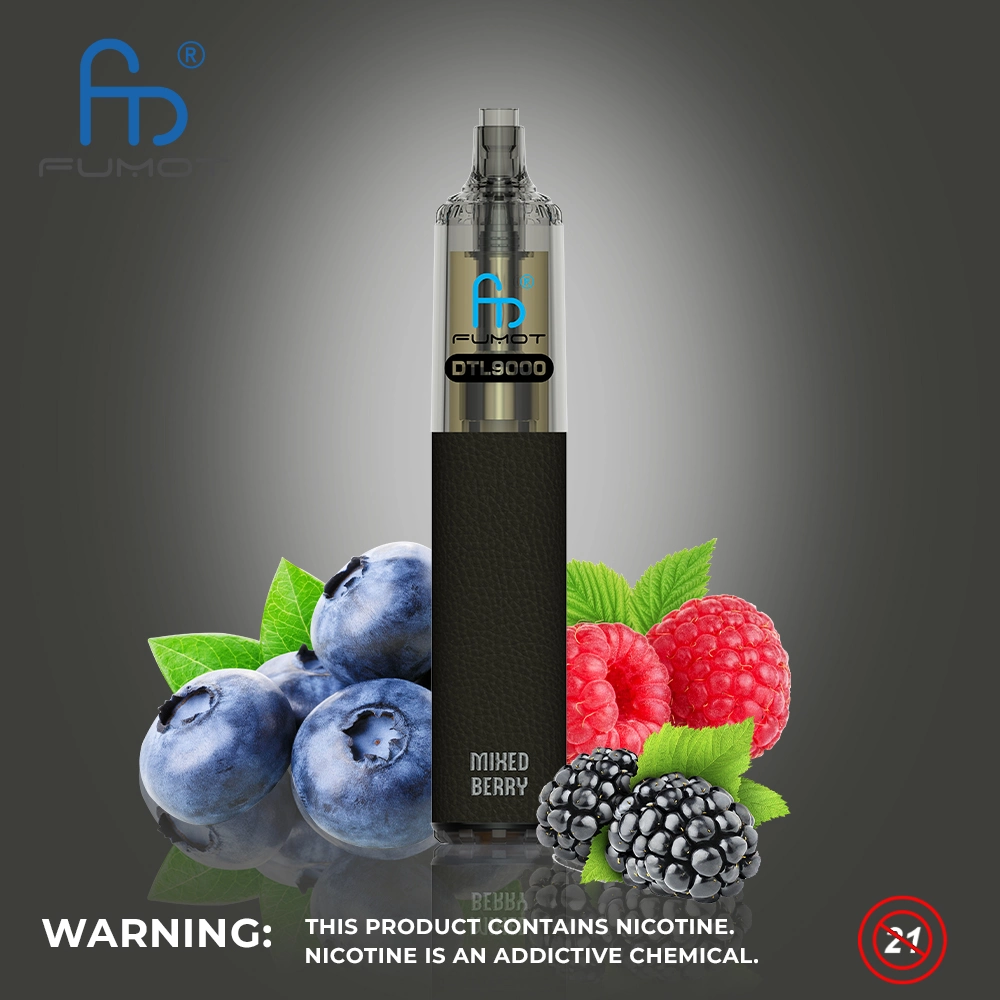 Randm Dtl 9000 Rechargeable Disposable Nicotine Salt 5% Light-Weighted Pctg Pod with 18ml Visible E-Liquid