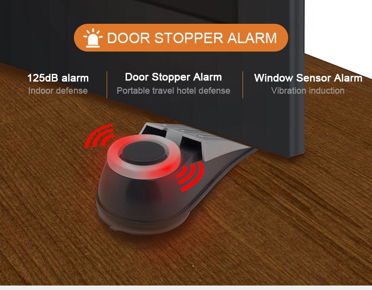 125dB Berührungssensor, Anti Theft Door Stop Alarm