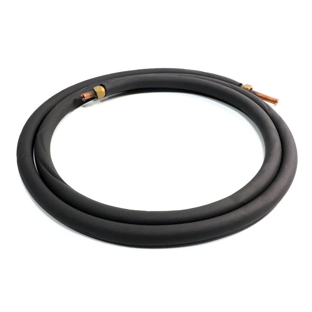 Insulated Black Rubber Tube Copper Pipe 100FT Factory Price