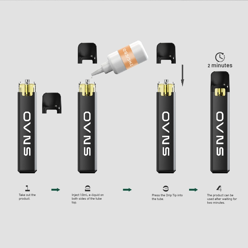 Ovns CD01 1ml محمية ببراءة اختراع زيت سميك مخصص للاستخدام مرة واحدة قلم القرود