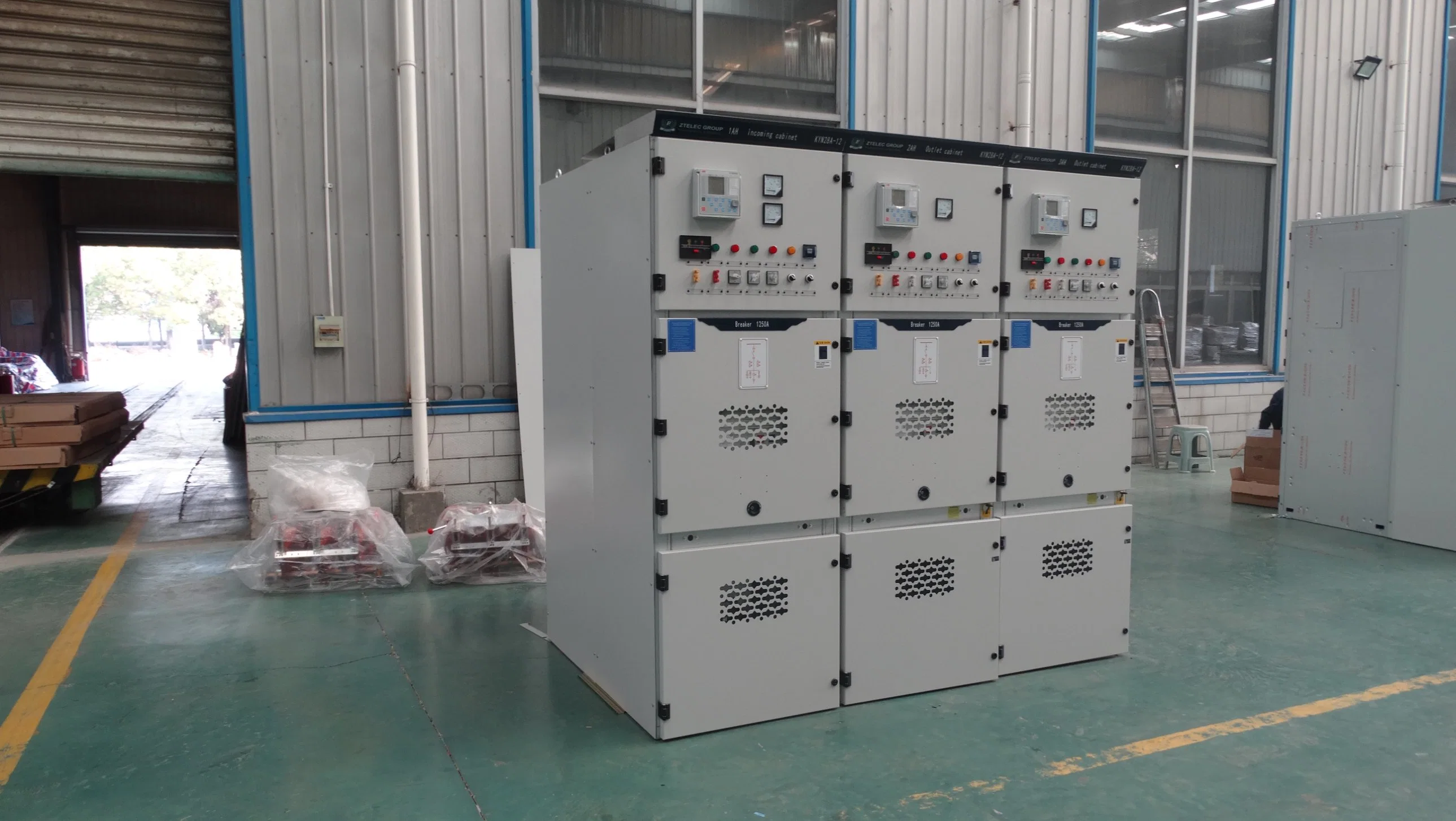 Kyn28A-12 armário de distribuição de energia do interruptor do sistema de controlo elétrico de alta tensão Painel de distribuição