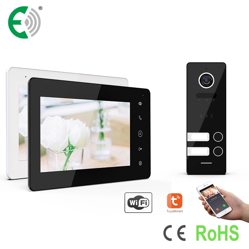 Segurança de casa de campainha UTP / IP 7 "Interphone Video Doorphone