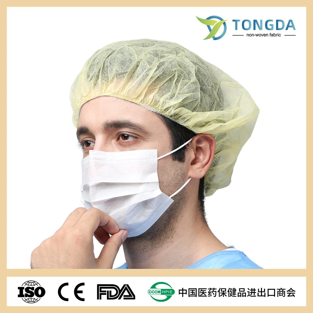 Masque facial médical jetable 3 plis de fournisseurs de protection chirurgicale en provenance de Chine.