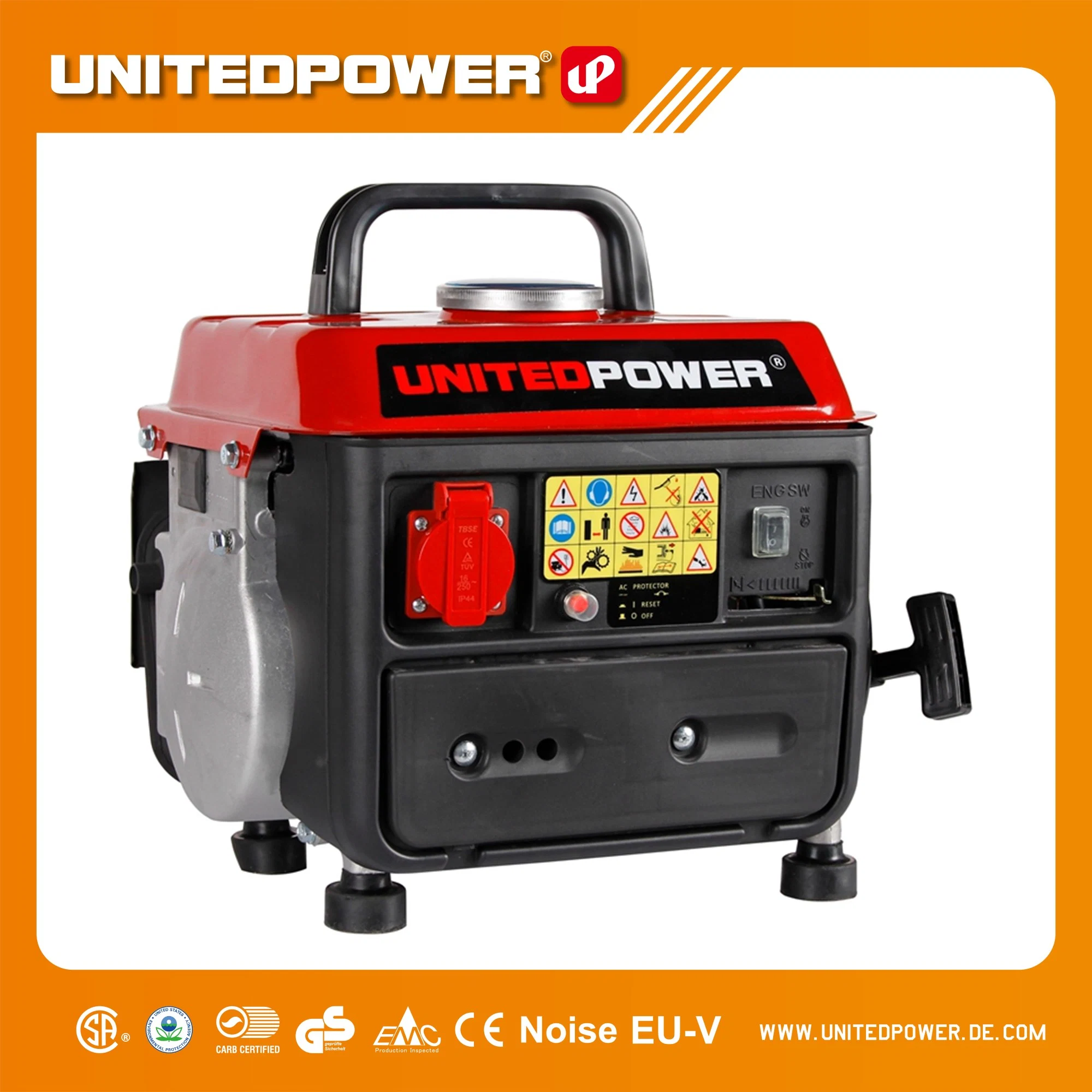 650W 2HP 950 Small Portable Petrol Gas Gasoline Generator (CE EPA CARB)