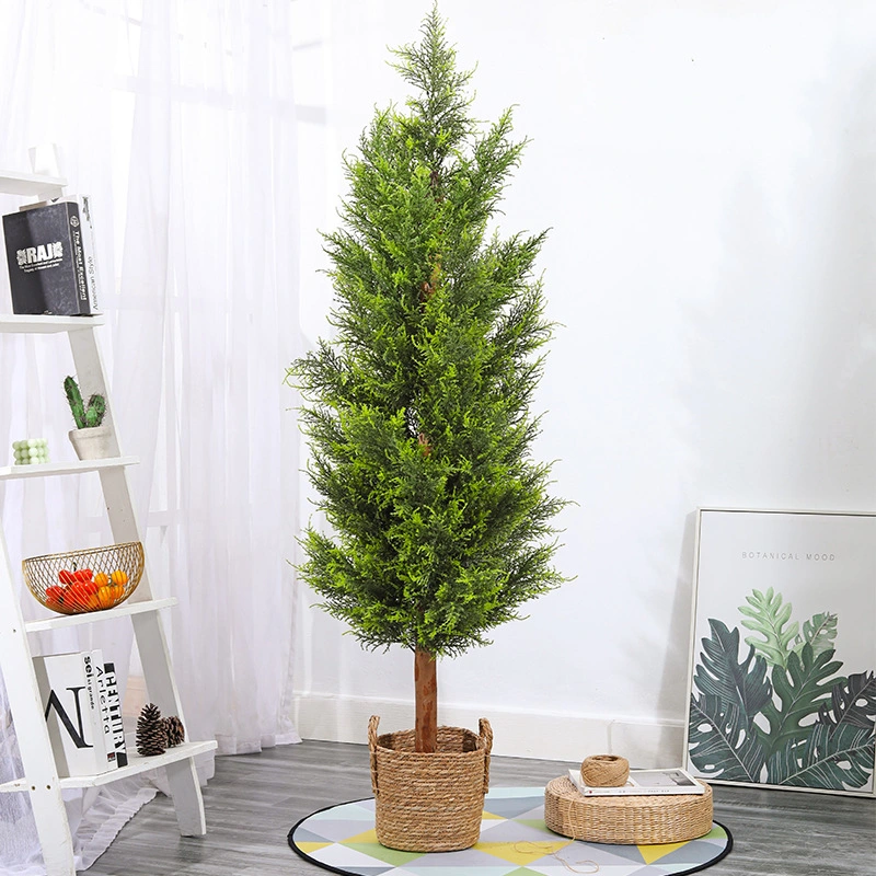 Hot Sale Outdoor Artificial Pine Trees Topiary Bonsai Artificial Plants for Christmas Home Decoration