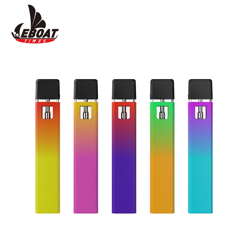 La barra de 1.0ml Vape desechables Peñón del Ta 8 de espesor de la bobina de cerámica de atomizador OEM de cartuchos desechables de logotipo de marca D8