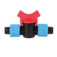 Hot Sale Double Lock Valve Irrigation System Drip Pipe Hose Tape Fittings