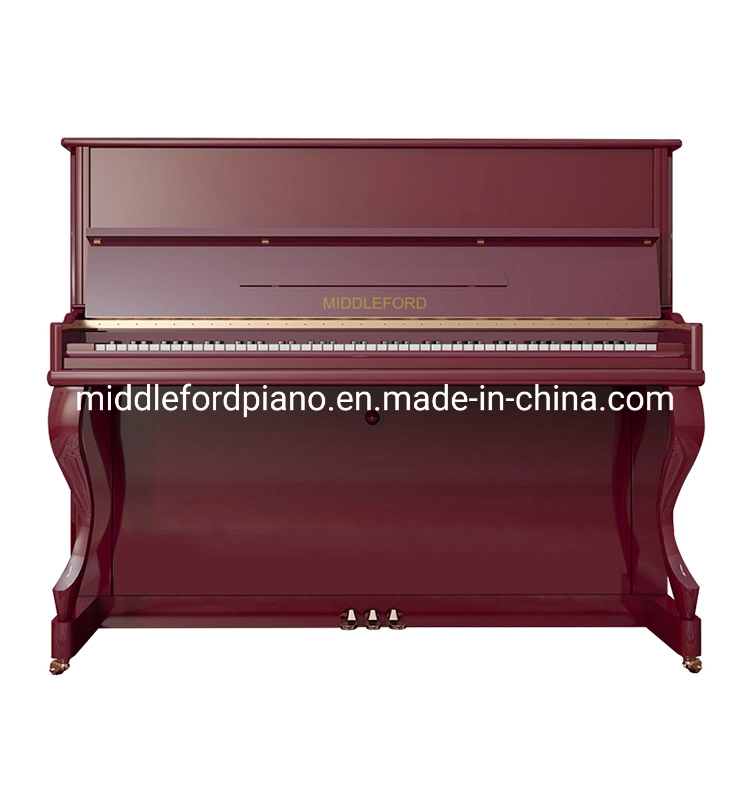 123cm de curvatura de las piernas Claret-Red Acoustic piano vertical