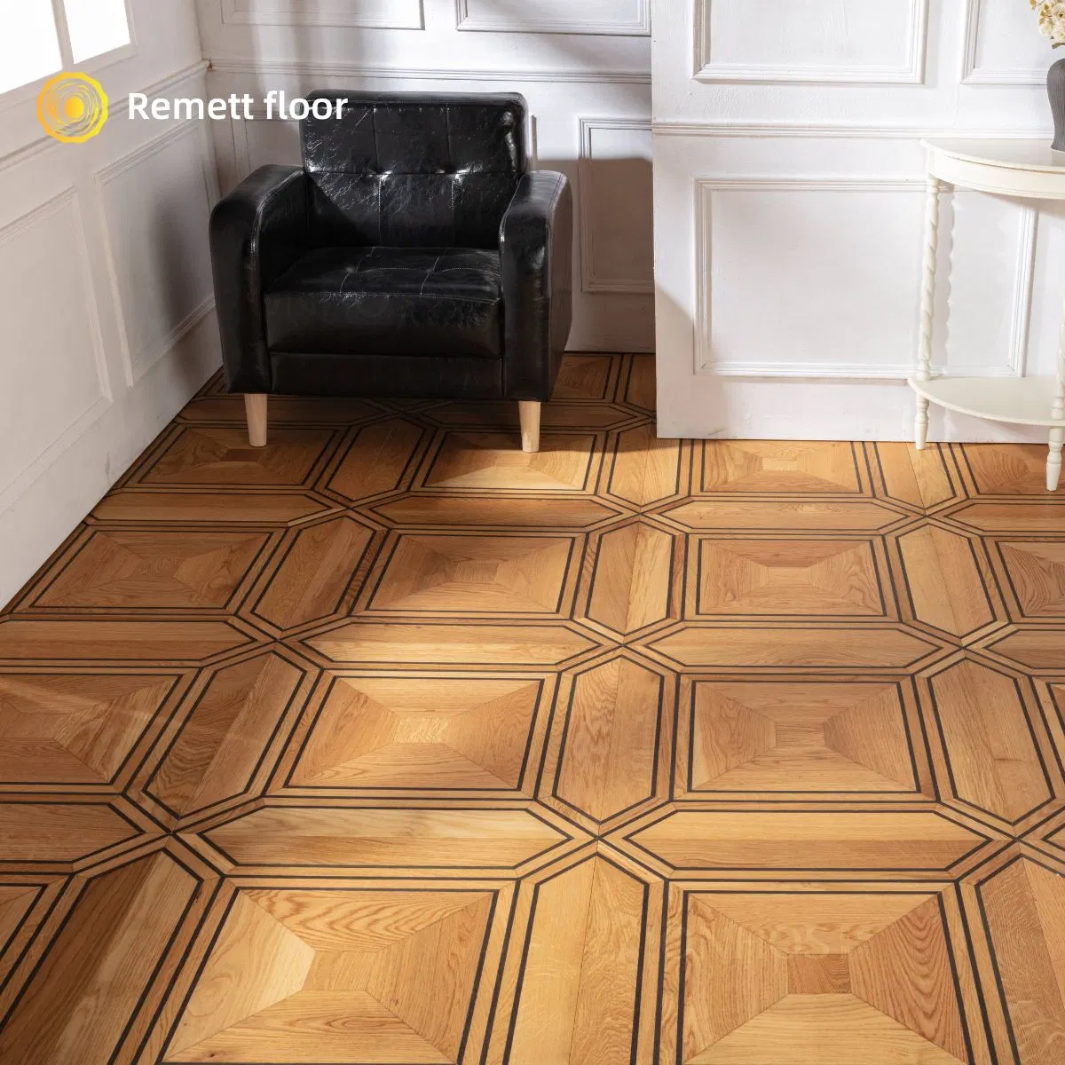 15mm da Engenharia moderna Chevron chão em madeira parquet de madeira de carvalho Azulejos do piso