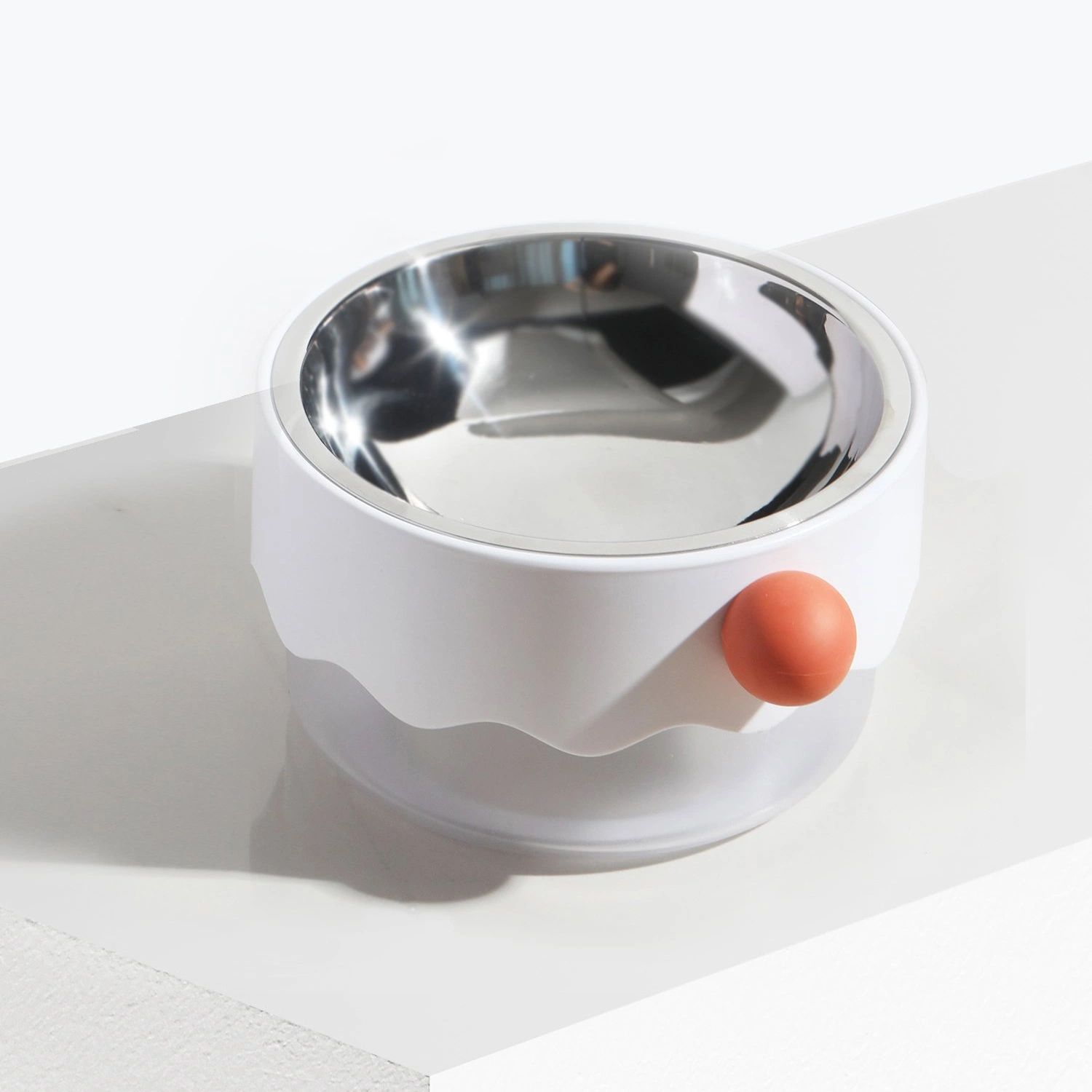 China Product Stainless Steel Double Layer Pet Bowl /Cat Bowl / Cute Dog Bowl for Drinking Feeding Pet Bowl