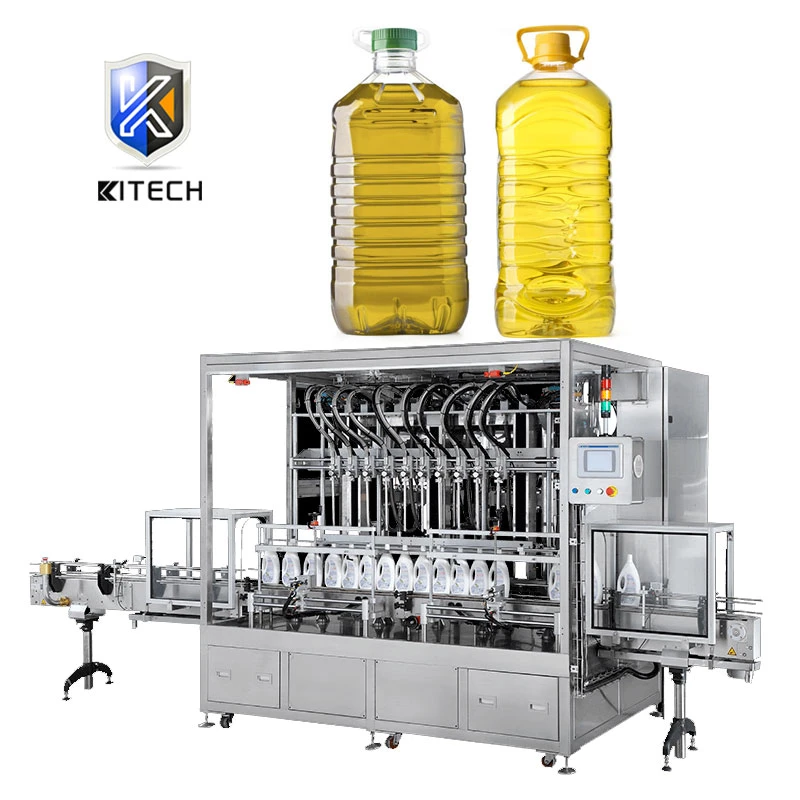 Kitech Machine de remplissage automatique d'huile Machine de remplissage automatique de confiture avec bon prix pour jus/yogourt.