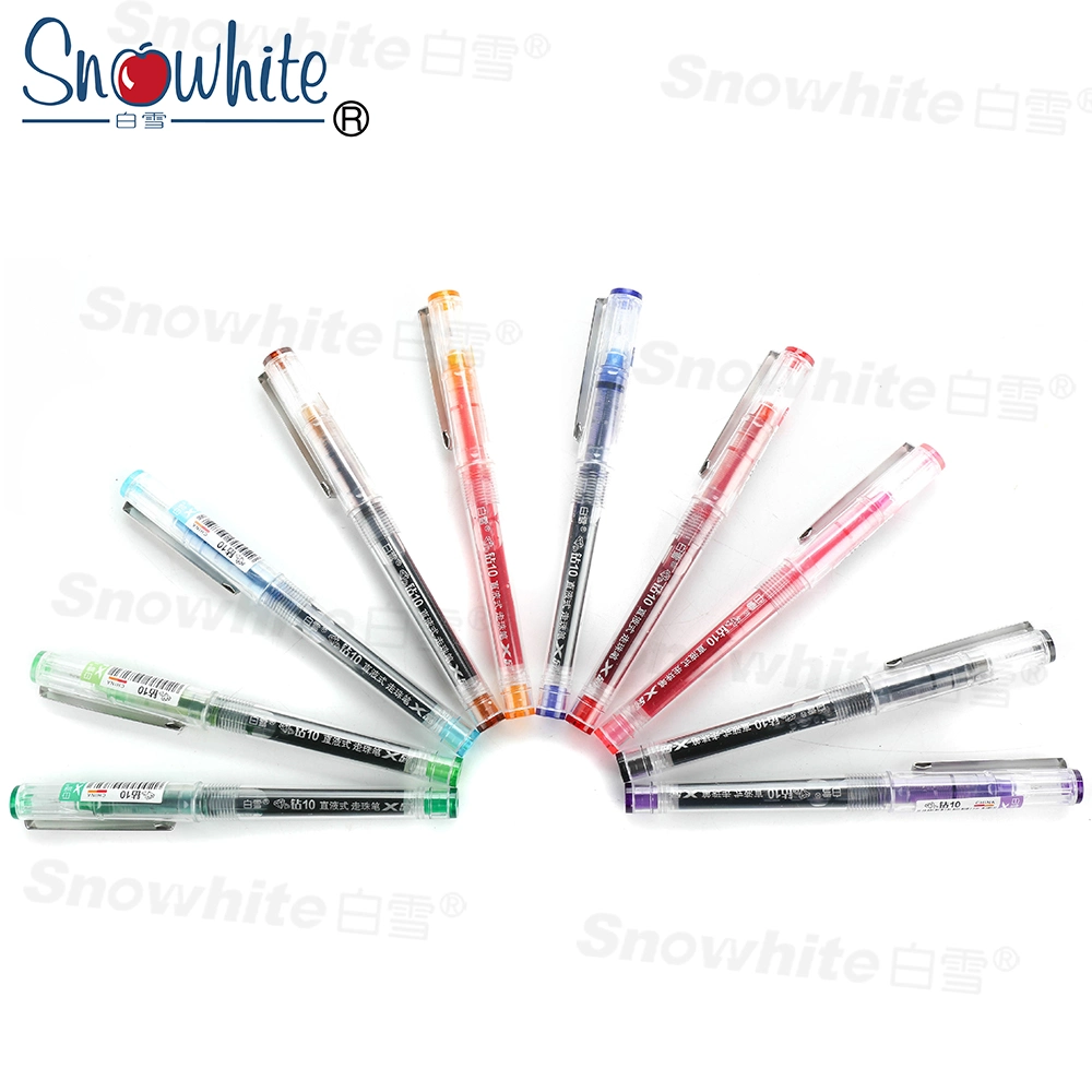 Büro-Versorgung Kundengebundene Logo Werbung Nachfüllbar Freie Tinte Roller Pen X55 von Snowhite