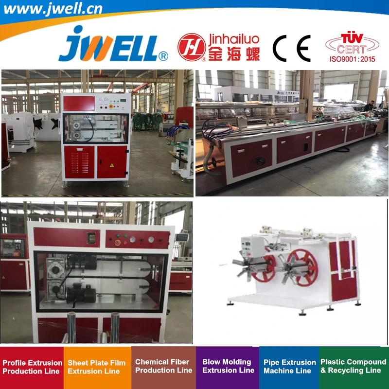 Jwell- TPU Plastic Sealing Strip Profile Recycling Making Extrusion Machine with Factory Price