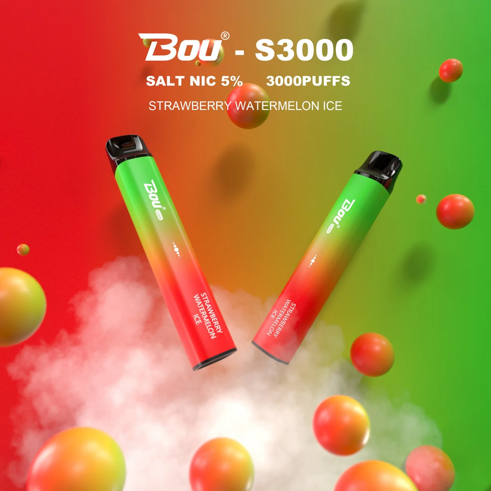 Bou 3000puffs Disposable/Chargeable Vape 2% 5% Nicotine 8ml Ejuice Hot Selling in Dubai