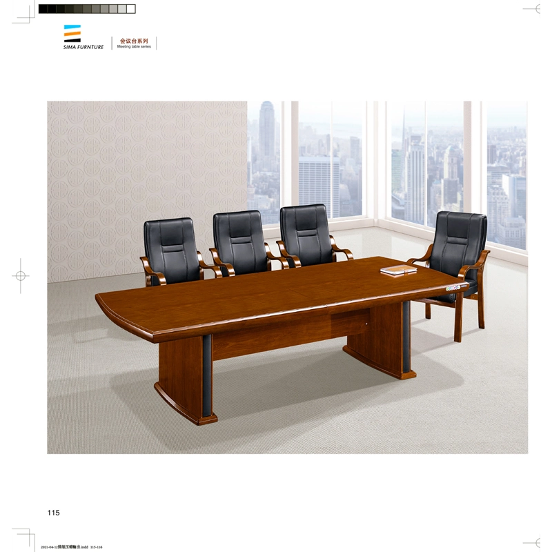 Solid Wood MDF Board Roommodern Office Furniture Conference Tables Set Meeting Table