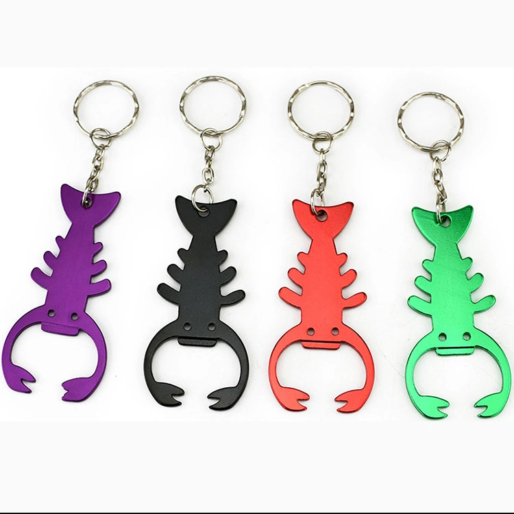 Colorful Beer Bottle Openers Premium Metal Keychain Bottle Opener Beverage Bottle Opener for Men