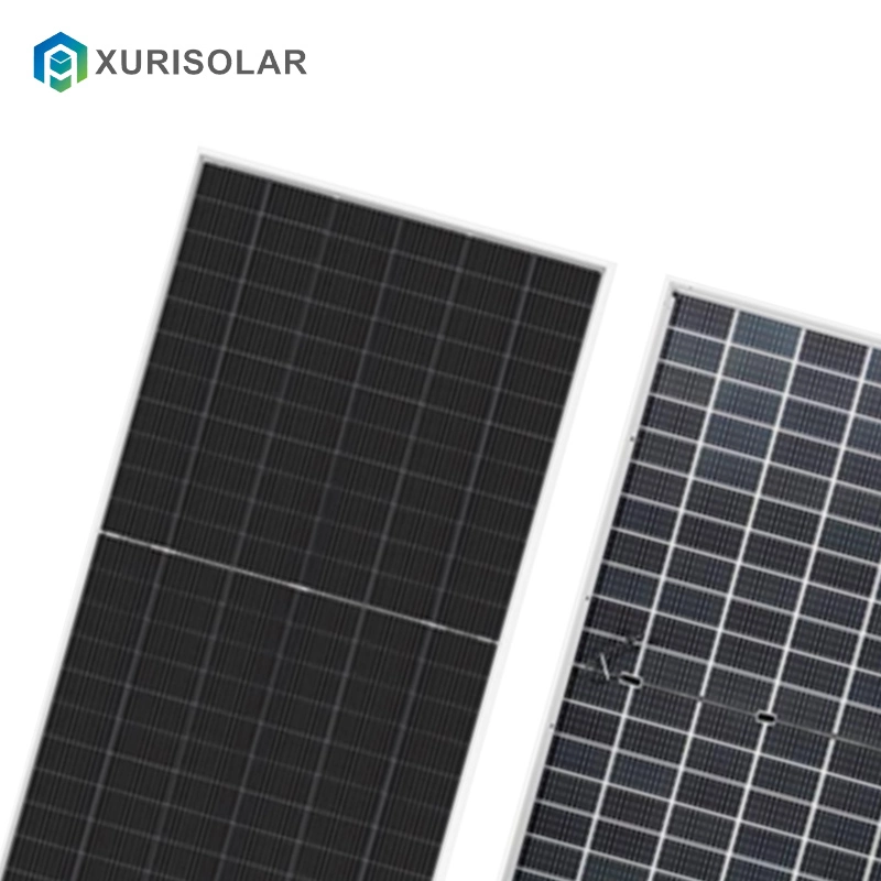 TUV, CE, SGS 132 Half Cell Poly PV Black Polycrystalline Module Solar Energy Power Panel with 30 Years Warranty