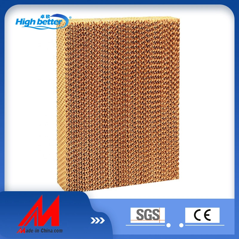 Poultry Farm 7090&prime; 6090&prime; 5090&prime; 7060&prime; 5050 Brown/Green/Black Greenhouse Evaporative Cooling Pad/Cooling System