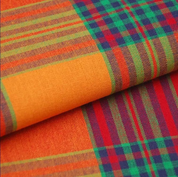 Custom Fabric Woven Karos Plaid 21s 100% Baumwolle Stoff für Hemdkleid