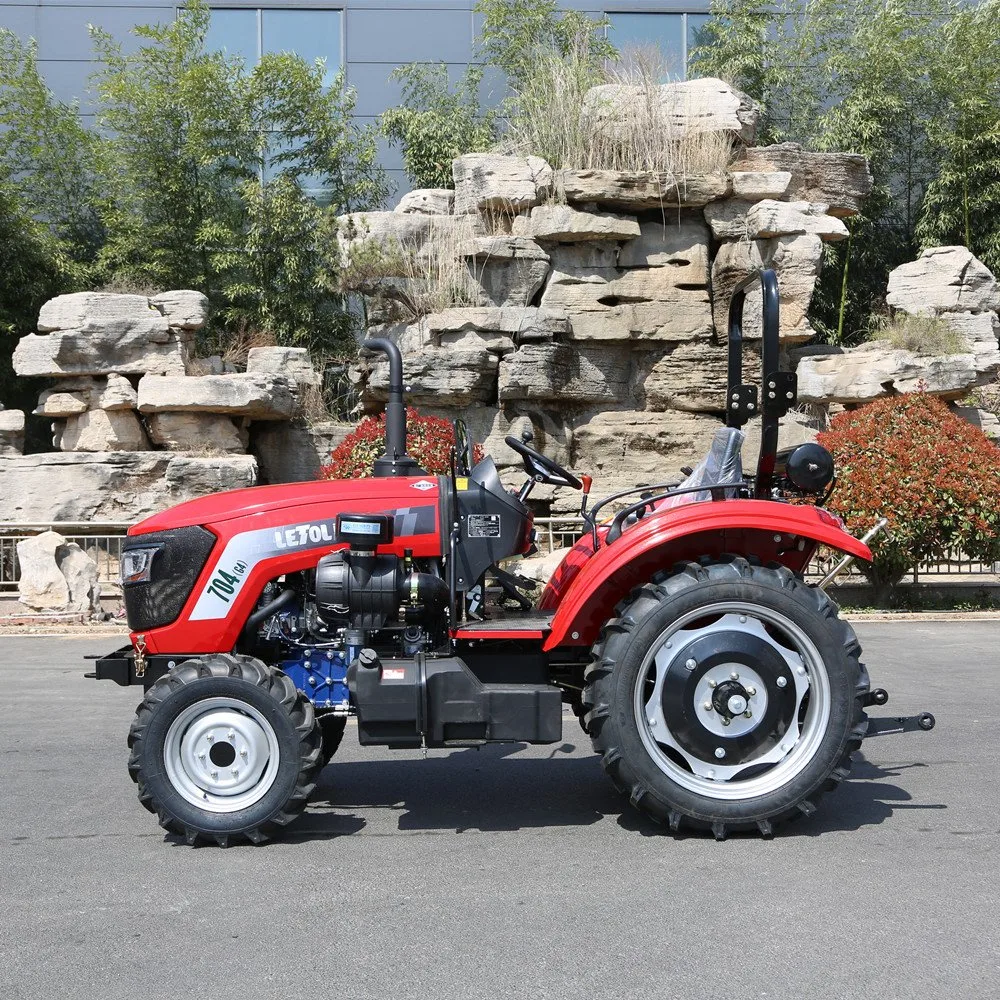 Многофункциональные трактора с помощью небольших фермерских тракторов Agricolas 4WD для продаж 70HP