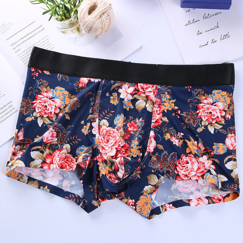 Male Panties Cotton Underwear Breathable Skin-Friendly Men Boxer