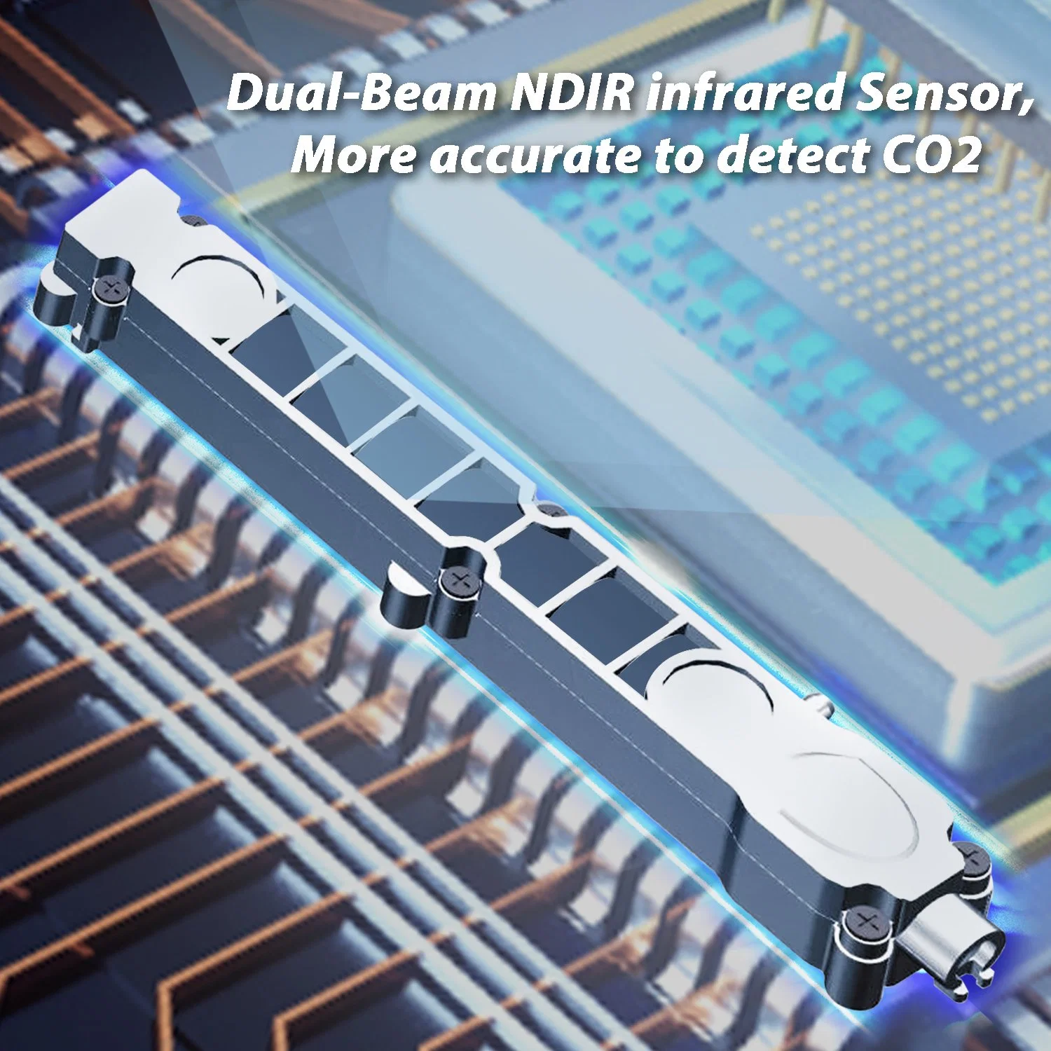Mejor Ndir Sensor de CO2 con pantalla LED digital Medidor de CO2