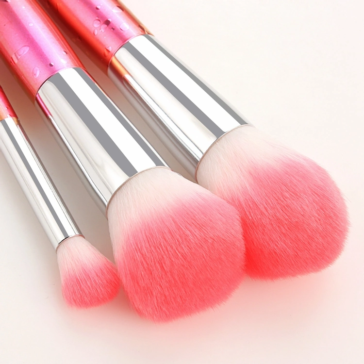 2020 New 7 PCS Electroplated Shiny Handle Makeup Brush Powder Brush Beauty Cosmetic