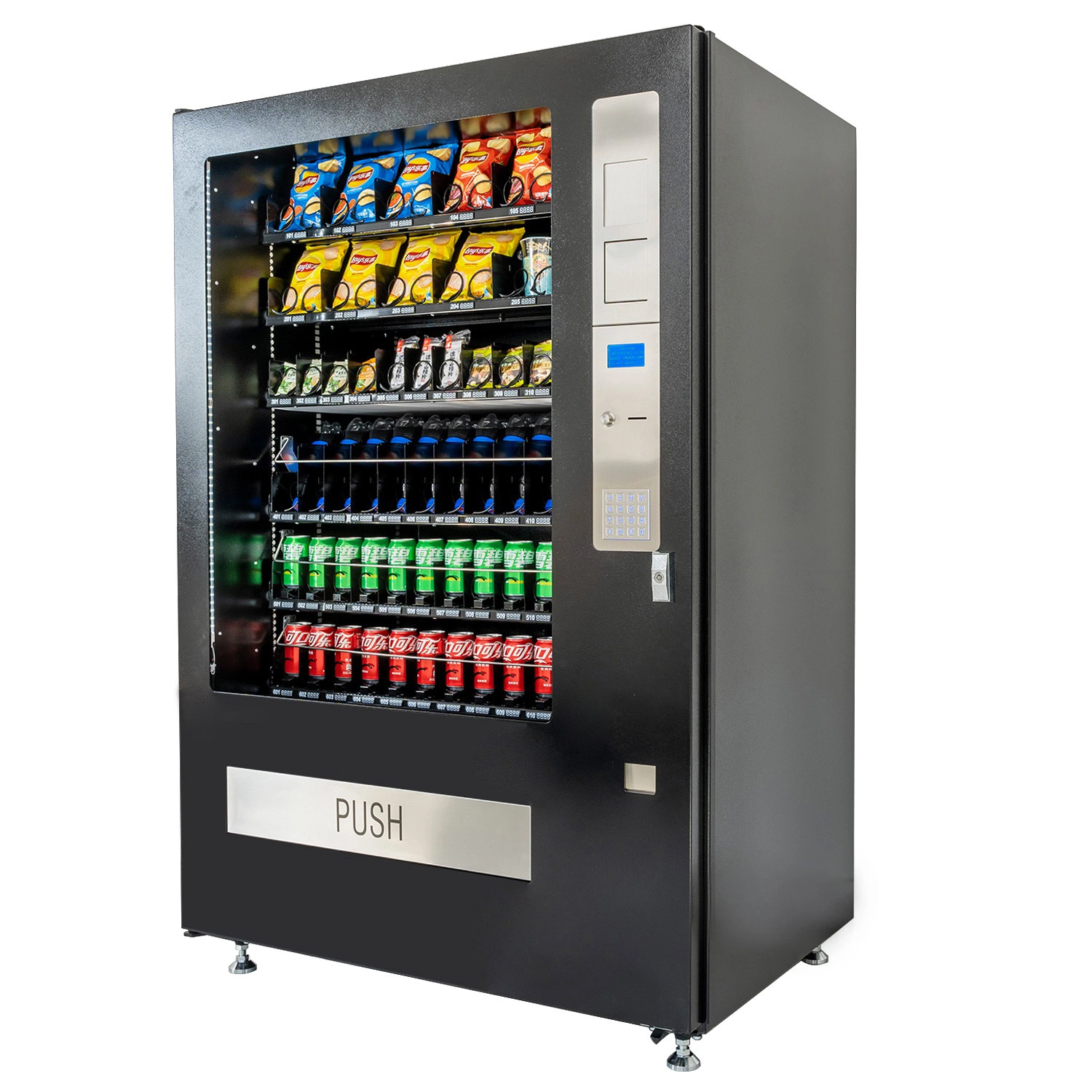 Distributeur automatique de collations et de boissons Distributeur automatique avec 50 sélections