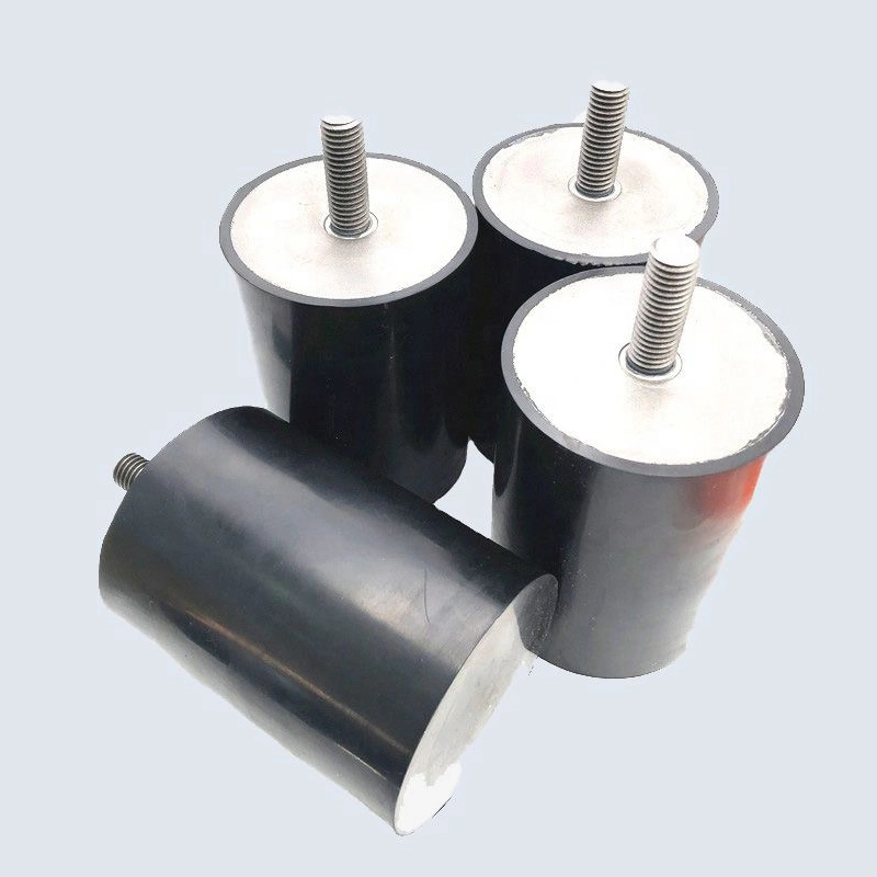 Custom Injection Molding Rubber to Metal Plate Bonded Part Rubber Vibration Isolator
