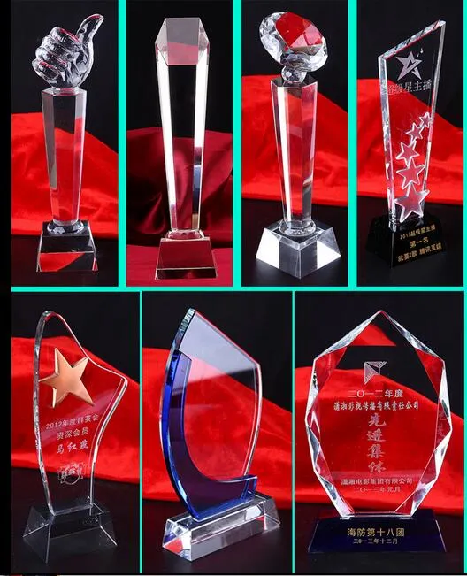 Hot Sale Personalized Award Custom Crystal Trophy