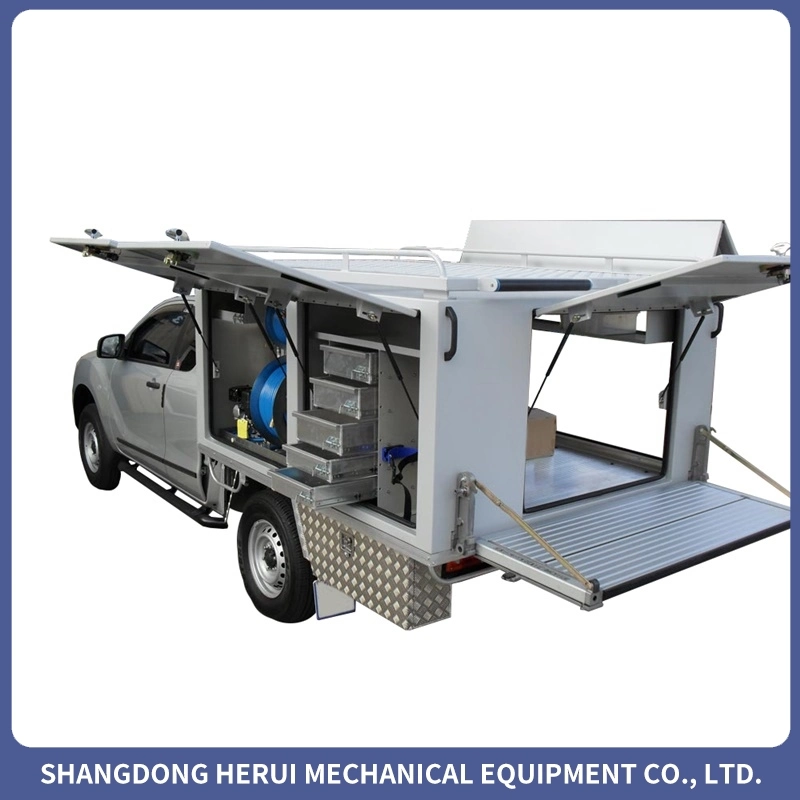 New Standard Waterproof White Aluminum Truck Tool Box Ute Canopy for Truck