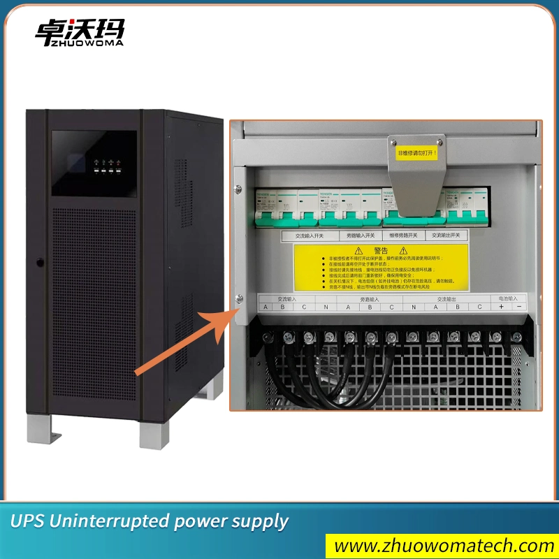 Industrial-Grade 10kVA-200kVA Three Phase Online Double Conversion UPS