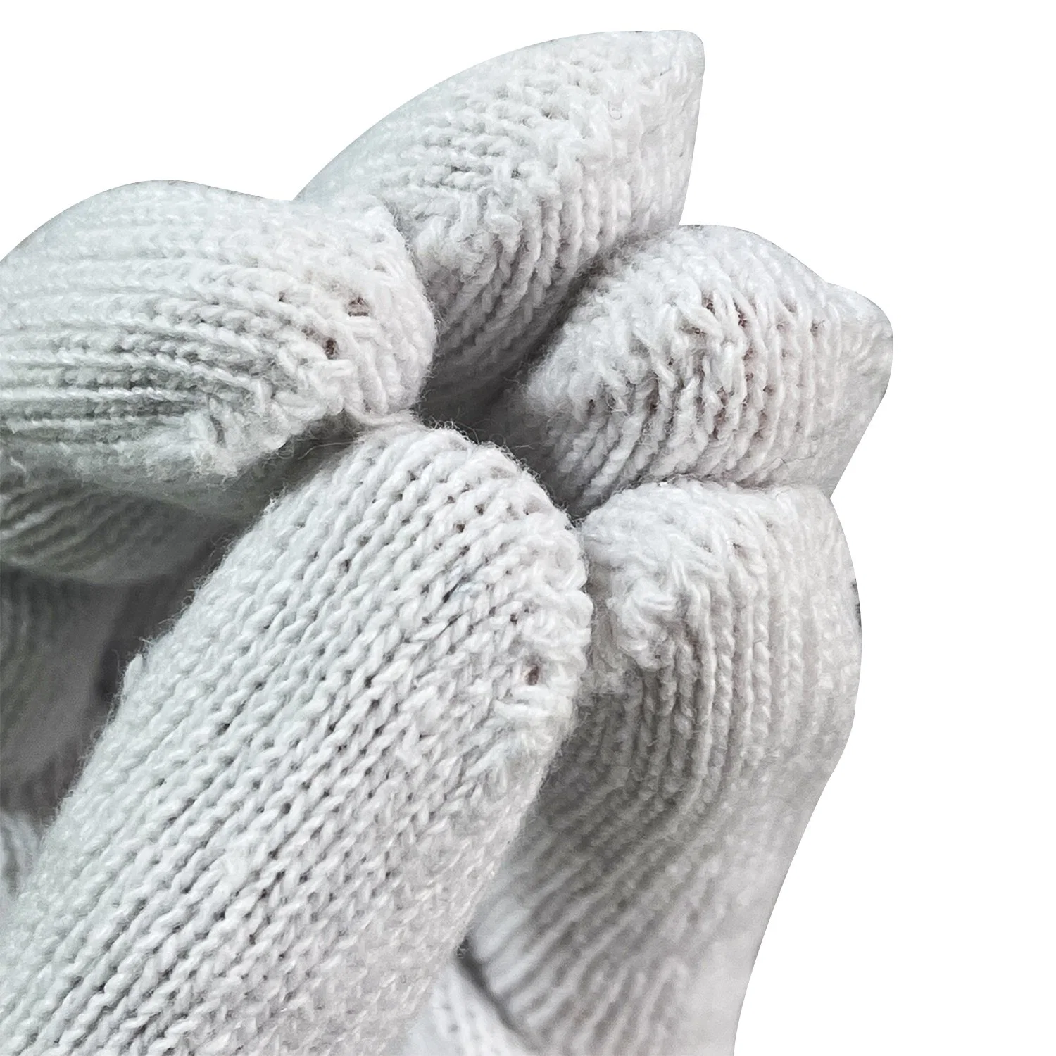 Industrial Cheap White Cotton Gloves Knitted Work Hand Gardening Safety Gloves