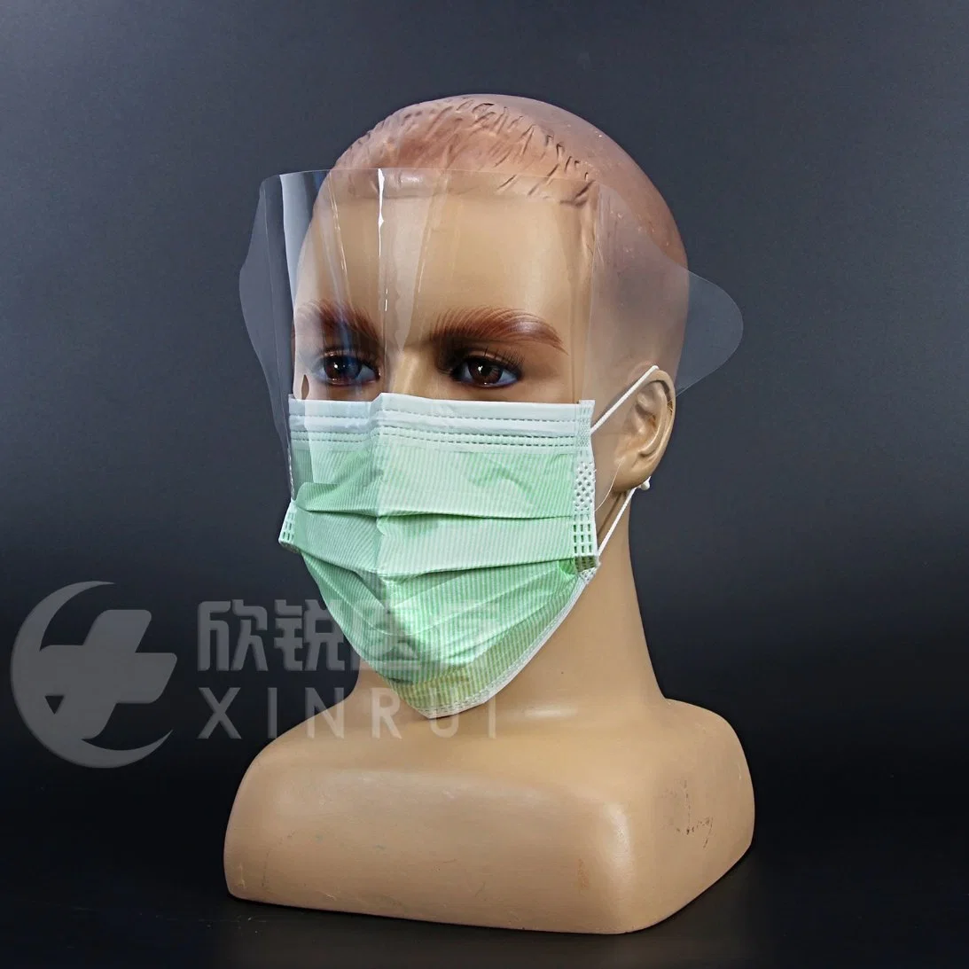 Anti Splash 4-Ply Disposable Surgical Shield Face Mask with Ear-Loop