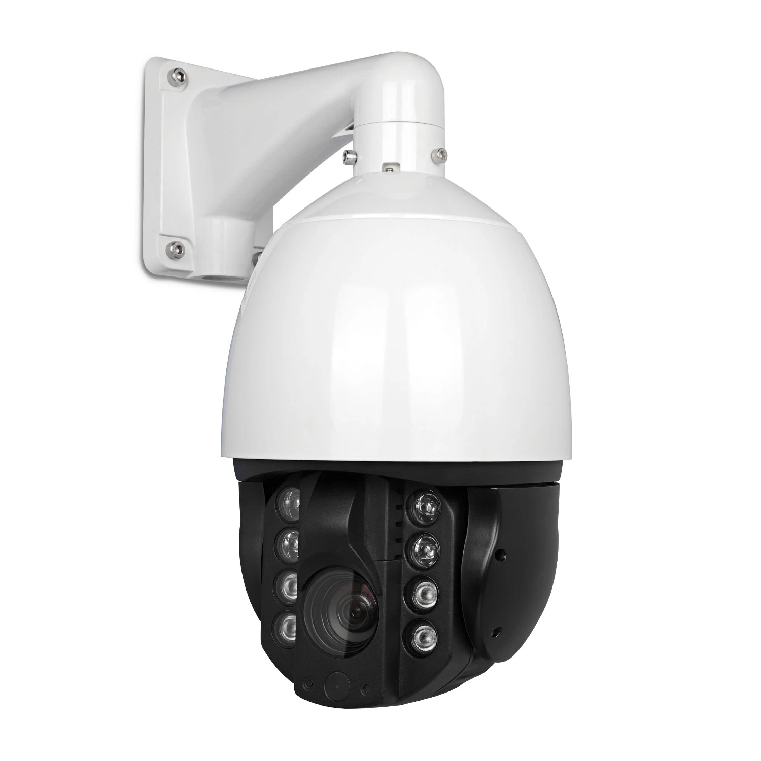 2MP 30X Optical Zoom IR Laser IP66 Ik10 Air Wiper Weatherproof Outdoor PTZ Security Surveillance Camera