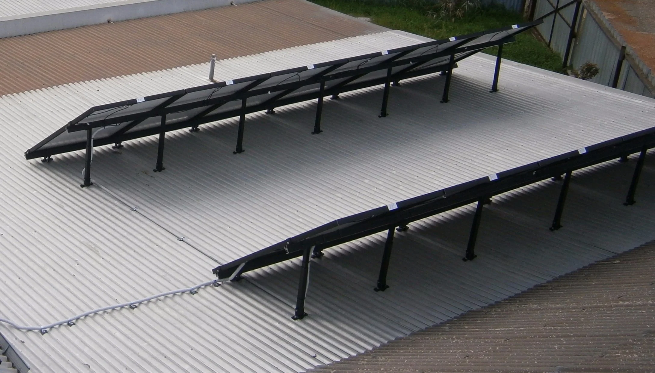 Adjustable Tilt Flat Roof Solar Racking Adjustable Flat Roof Mounting System