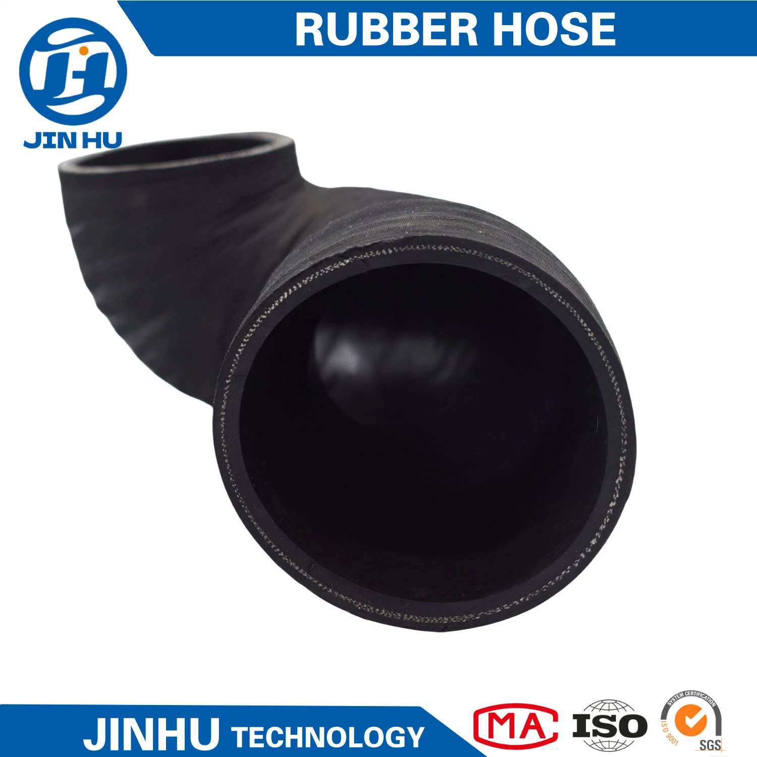 Manguera de caucho EPDM Jinhu radiador hidráulico trenzado calentador de agua refrigerante Tubo/tubo/tubo industrial de caucho