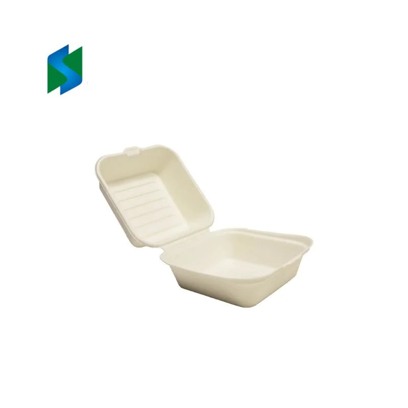 Josun Eco-Friendly Disposable Bagasse Lunch Box Wholesale/Supplier Sugarcane Pulp Molded Takeaway Box with Bulk Price