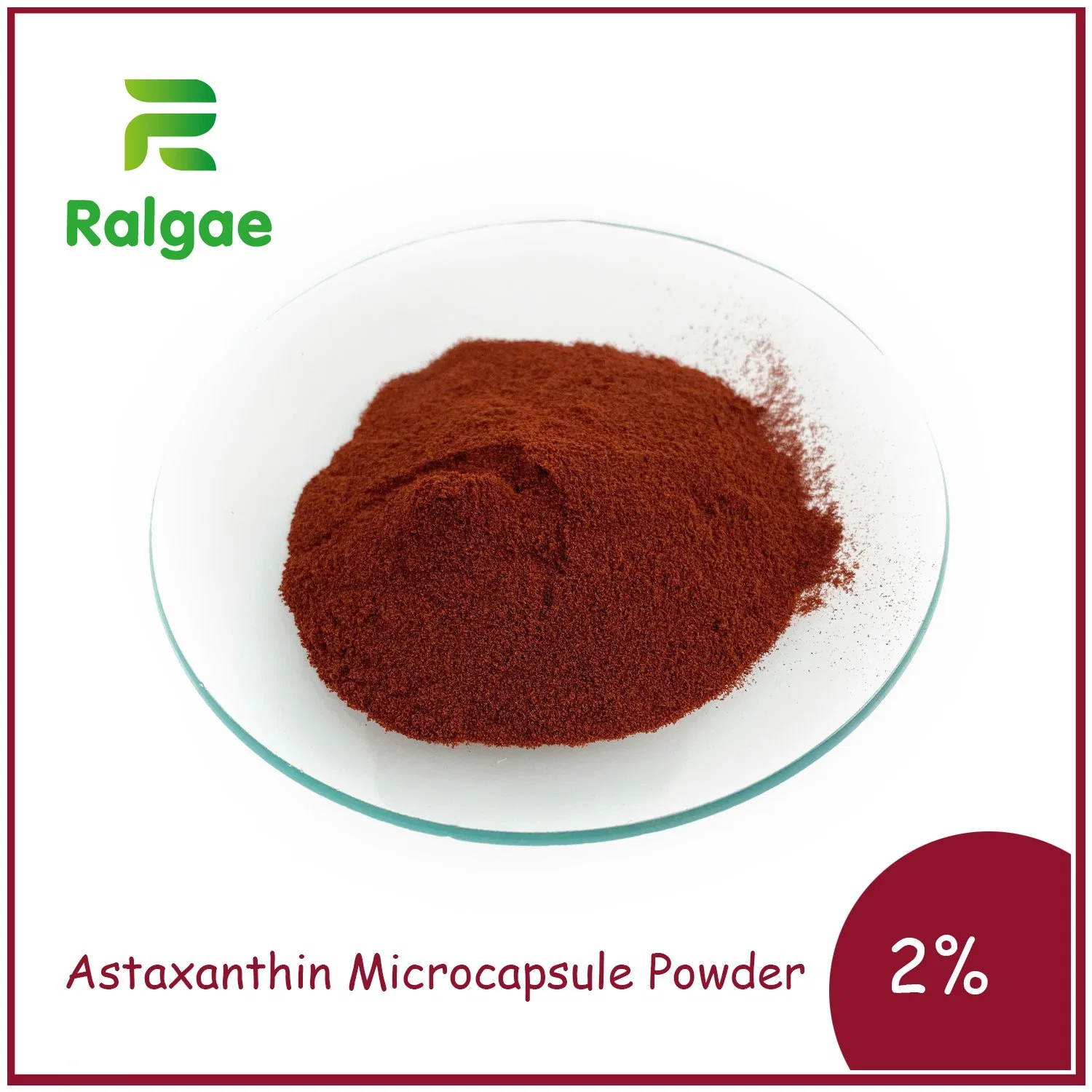 Astaxanthin Microcapsule Powder 2% Cold Water Soluble Increase Nutrition and Antioxidant Foods Industry