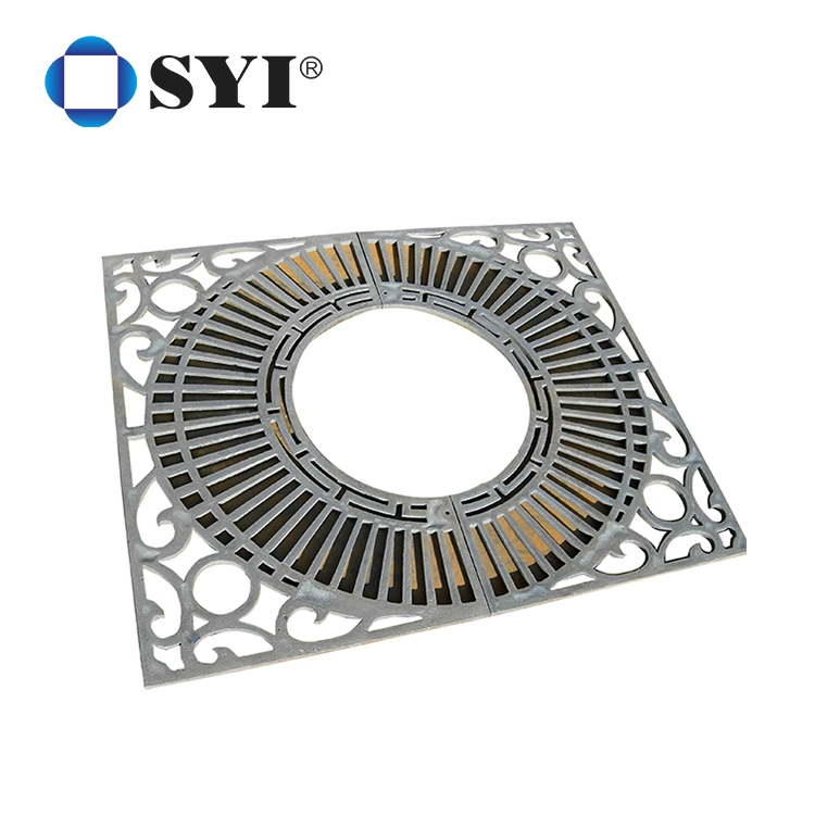 Custom Size Metal Tree Grilling Factory Direct Sale Ductile Iron Tree Protection Grates