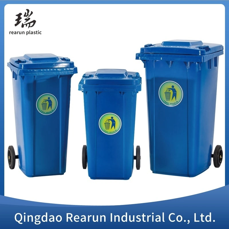 120L 240L Plastic Dustbin Outdoor Wheelie Bins for Environmental Protection